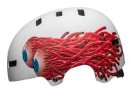 Kaski rowerowe - BELL kask rowerowy dziecięcy/juniorski SPAN matte white eyes BEL-7129039 - miniaturka - grafika 1
