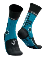 Skarpetki sportowe męskie - COMPRESSPORT Skarpetki biegowe zimowe PRORACING SOCKS WINTER TRAIL mosaic blue - miniaturka - grafika 1