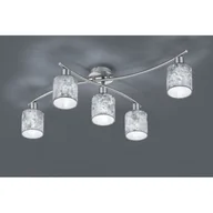 Lampy sufitowe - Trio Lampa sufitowa Garda nikiel mat/srebrny 5x25W 605400589 605400589 - miniaturka - grafika 1
