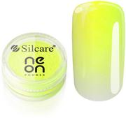 Ozdoby do paznokci - Silcare Pyłek Neon Powder Lime 3 g - miniaturka - grafika 1