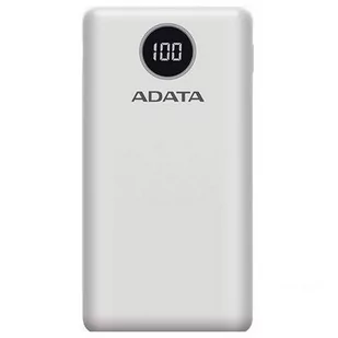 Adata Powerbank P20000QCD White AP20000QCD-DGT-CWH - Powerbanki - miniaturka - grafika 1