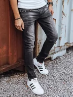 Spodnie męskie - Spodnie męskie czarne Dstreet UX3825-32 - miniaturka - grafika 1