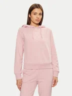 Bluzy damskie - Guess Bluza O5RQ02 KCO31 Fioletowy Regular Fit - miniaturka - grafika 1