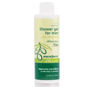 MACROVITA żel pod prysznic dla mężczyzn z bio-składnikami OLIVELIA FOR MEN 200ml - Żele pod prysznic dla mężczyzn - miniaturka - grafika 1