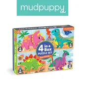 Puzzle - Mudpuppy, Puzzle progresywne Mój przyjaciel dinozaur 4, 6, 9 i 12 elementów - miniaturka - grafika 1