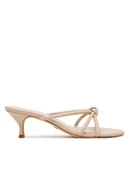 Klapki i japonki damskie - Guess Klapki FLJGARLEA03 Beżowy - miniaturka - grafika 1