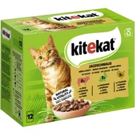 Mokra karma dla kotów - Kitekat Wielopak Uczta myśliwska w sosie 12 x 85 g - miniaturka - grafika 1
