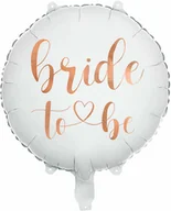 Wieczór panieński i kawalerski - Balon foliowy Bride to be na Wieczór Panieński - 35 cm - 1 szt - miniaturka - grafika 1