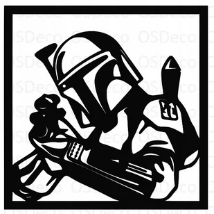 Dkoracja Ścienna Star Wars Obraz Szturmowiec U114 - Obrazy i zdjęcia na płótnie - miniaturka - grafika 1
