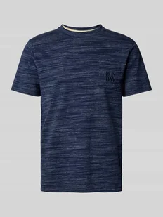 T-shirt z wyhaftowanym motywem model ‘UEFFI’ - Koszulki męskie - miniaturka - grafika 1