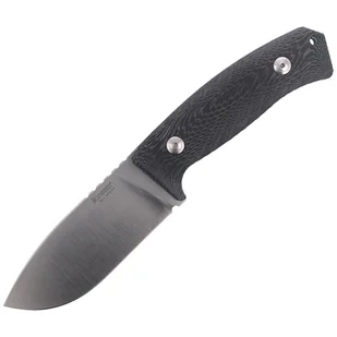 Nóż LionSteel Bushcraft Micarta Black, Satin Blade (M3 MI) - Noże - miniaturka - grafika 1