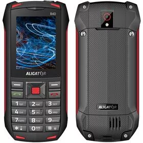 Aligator R40 eXtremo (AR40BY) Czarny/czerwony - Telefony komórkowe - miniaturka - grafika 1