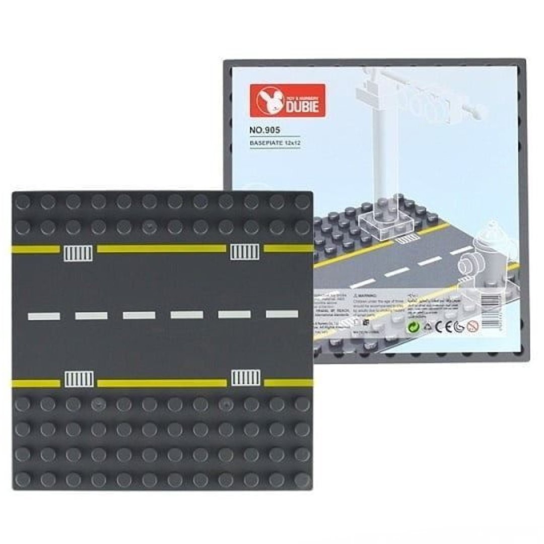 Płytka konstrukcyjna Wange 905 Dubie - 12x12 wypustek, kolor ciemnoszary (Dark Grey)