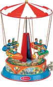 Kolejki i akcesoria - Karuzela z gondolami - model napędzany maszyną parową Wilesco - miniaturka - grafika 1
