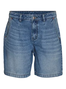 Vero Moda Szorty dżinsowe "Evelyn" w kolorze niebieskim - Spodenki damskie - miniaturka - grafika 1