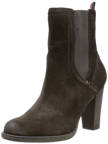 Tommy Hilfiger KALINA 6 B kozaki i botki damskie, brązowy - Braun Coffee Bean 212-37 eu