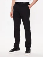 Spodnie męskie - Calvin Klein Chinosy Modern Twill K10K110979 Czarny Slim Fit - miniaturka - grafika 1