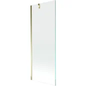 Parawany nawannowe - Mexen Next parawan nawannowy 1-skrzydłowy 70 x 150 cm, transparent, złoty - miniaturka - grafika 1