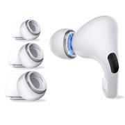 Akcesoria do słuchawek - TECH-PROTECT EAR TIPS 3-PACK APPLE AIRPODS PRO 1 / 2 WHITE - miniaturka - grafika 1