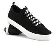 Trampki damskie - Trampki, tenisówki damskie - Lee Cooper LCW-24-31-2183L, czarne - miniaturka - grafika 1
