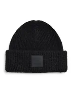 Czapki damskie - Pieces Czapka beanie w kolorze czarnym - miniaturka - grafika 1