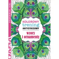 Poradniki hobbystyczne - Wzory i ornamenty kolorowy trening antystresowy - miniaturka - grafika 1