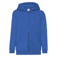 Bluzy dla dziewczynek - Bluza Dziecięca Z Kapturem Rozpinana Royal Blue r. 14-15(164) - miniaturka - grafika 1