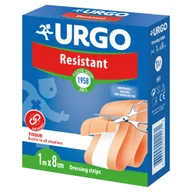 Apteczki i materiały opatrunkowe - Urgo Resistant, plaster antybakteryjny do cięcia, włókninowy, 8 cm x 1 m, 1 sztuka - miniaturka - grafika 1