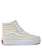 Buty dla dziewczynek - Vans Tenisówki Uy Sk8-Hi VN0A4BUWUC01 Écru - miniaturka - grafika 1