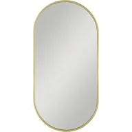Lustra - Dubiel Vitrum Joy lustro owalne 40x80 cm rama złota - miniaturka - grafika 1