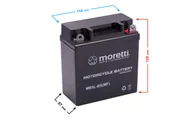 Ładowarki i akumulatory - Akumulator Moretti AGM (Gel) MB5L-BS - miniaturka - grafika 1