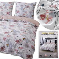 Pościel - Pościel 160 x 200 3cz Satyna Bawełniana Dalia 20 - miniaturka - grafika 1