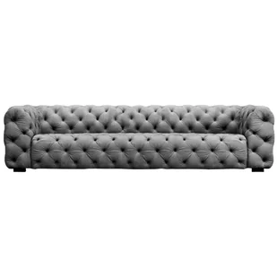 Sofa 4 osobowa glamour DIAMOND pikowana / kolor do wyboru - Sofy i kanapy - miniaturka - grafika 1