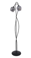 Lampy stojące - Czarno-grafitowa elegancka lampa podłogowa - A569 G6-E19 - miniaturka - grafika 1