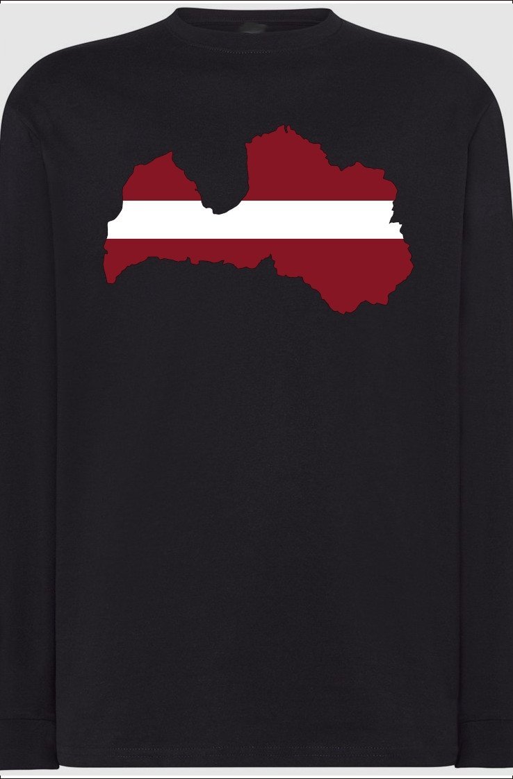 Łotwa Bluza Męska Longsleeve Modna Rozm.XL