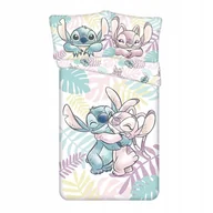 Pościel dla dzieci - Pościel Lilo i Stitch Leaves 140x200 cm Poszewka 60x80 Bawełna 100% - miniaturka - grafika 1