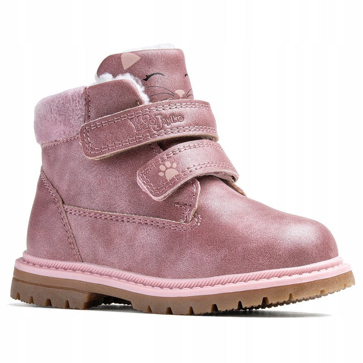Botki kozaki dziewczęce Wojtyłko ocieplane 28