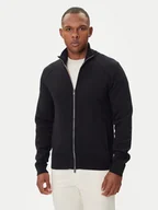 Swetry męskie - BOSS Kardigan H-Idino 50543150 Czarny Regular Fit - miniaturka - grafika 1