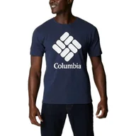 Koszulki sportowe męskie - Koszulka turystyczna męska Columbia Pacific Crossing Graphic - miniaturka - grafika 1
