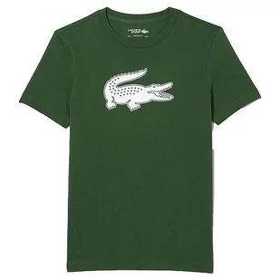 Lacoste Męska koszulka z długim rękawem Th2042, sportowa, zielona/biała, S, zielony i biały, S - Koszulki męskie - miniaturka - grafika 1