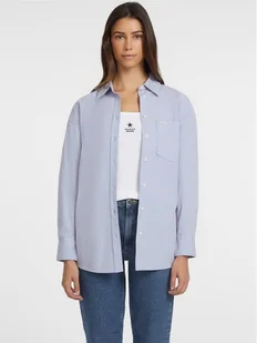 Guess Jeans Koszula W4YH22 WGCF1 Niebieski Relaxed Fit - Koszule damskie - miniaturka - grafika 1