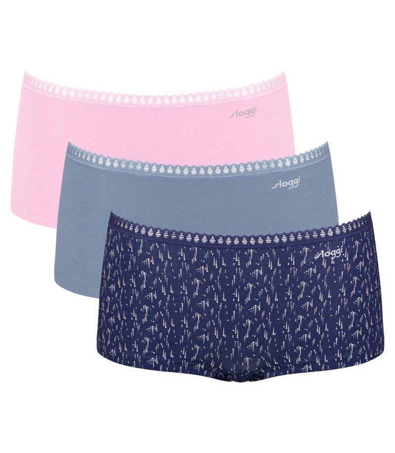 3 x Majtki damskie sloggi GO Crush Short C3P-L