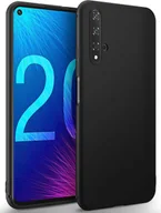 Etui i futerały do telefonów - Silikonowe etui na telefon komórkowy Huawei Nova 5T Protective Cover Matt Black Backcover - miniaturka - grafika 1