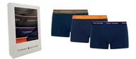 Spodenki męskie - Bokserki Męskie Krótsze Tommy Hilfiger 3 Kolory Gumki 3szt L - miniaturka - grafika 1