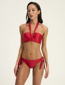Stroje kąpielowe - Dół od bikini Truffle Esotiq czerwony S - miniaturka - grafika 1