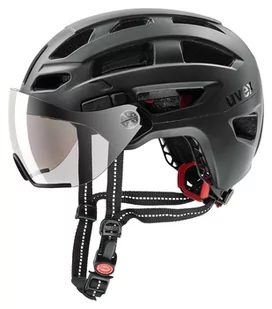 UVEX finale Visor City Trekking kask rowerowy czarna 2018, 56-61cm 4107530317 - Kaski rowerowe - miniaturka - grafika 1