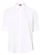 Koszule damskie - HUGO - Bluzka damska  The Summer Shirt, biały - miniaturka - grafika 1