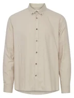 Koszule męskie - Solid Koszula 21107465 Beżowy Regular Fit - miniaturka - grafika 1