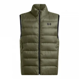 Męski bezrękawnik puchowy pikowany Under Armour Legend Down Vest - oliwkowy/khaki - UNDER ARMOUR - Kamizelki męskie - miniaturka - grafika 1