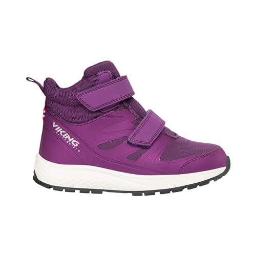 Viking Equip Mid WP 2v, Unisex dziecięce Buty do chodzenia, Fioletowy, 40